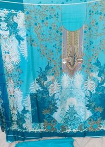 Beautiful Teal Kurta Set with Dupatta