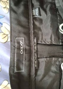 Classic Black Straight Leg Trousers