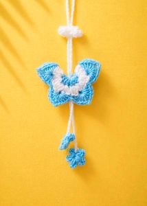 Handmade Crochet Butterfly Hair accessory