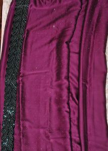 Elegant Maroon Saree new untouched/unused