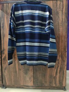 Striped V-Neck Sweater