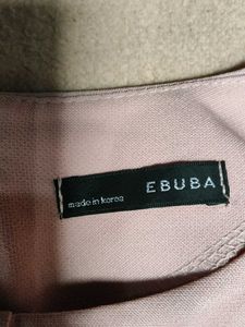Light Pink A-Line Midi Dress