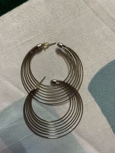 Stylish Silver Hoop Earrings