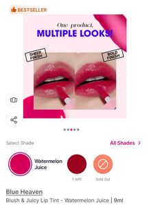 Blue heaven lip tint