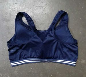 Navy Blue Sports Bra