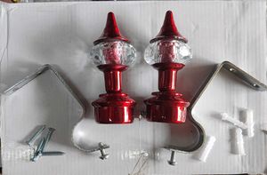 Curtain Pipe Crystal Socket Brackets &amp; Supporters