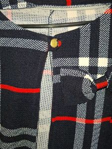Plaid Jacket &amp; Red Skirt Set (unused)