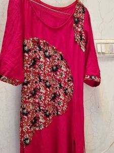 Stylish A Line Slit Kurti Soft Rayon Fabric