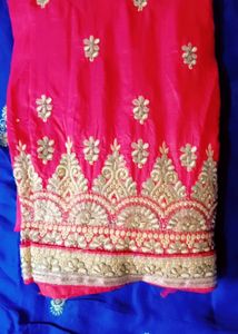 New Saree With Attached Blouse Peace