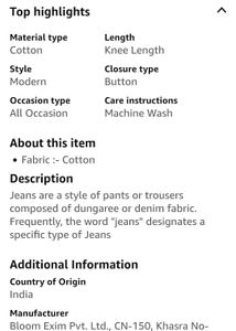 Plus size Jeans