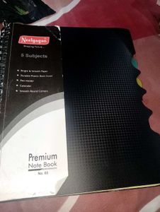 5 Subject Notebook (300pages)