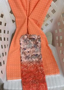 Peach Saree