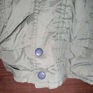 Stylish Olive Green Bomber Jacket
