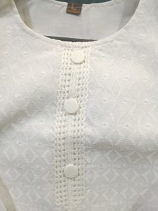 Elegant White Kurta