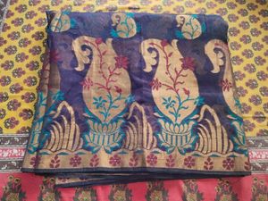 ✨ Gorgeous Chanderi Silk Gold work Saree and Blous