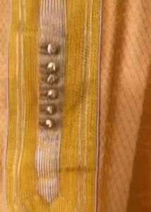Mohanlal Sons Silk Mustard Embroidered Men Kurta