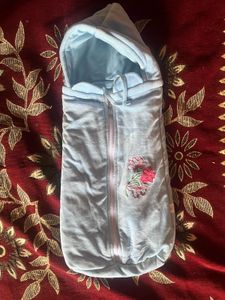 150 rs each Baby Blue Hooded Sleep Sack, bed
