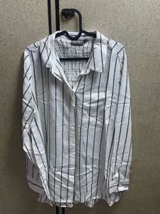 Striped Button-Down Shirt