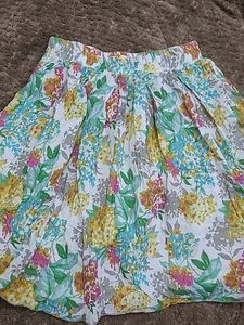 Floral Fluffy Skirt