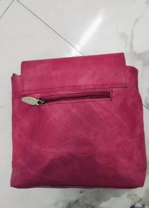 Pink Paisley Flap Crossbody Bag