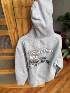 Calvin Klein Jeans Grey Hoodie Unisex