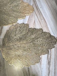 SALE🆕Elegant Gold Leaf table mats (Set of 6)