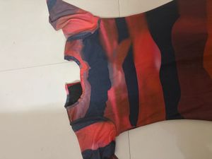 Chic Abstract Print Maxi Dress