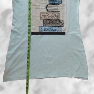 ☕📚 Ladybird🐞Graphic Print  T-Shirt 2XL Korean