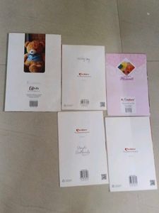 Set of 5 birthday Greeting Cards(3 Archies + 2 oth