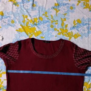 Soch Outlet Maroon Kurta