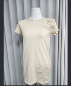 Ralph Lauren Lace Trimmed Tee