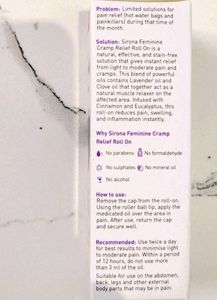 Face Secrum + Cramp Relief