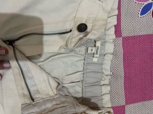 Cream Colored Casual Pants