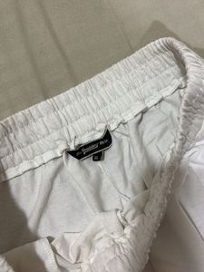 White Casual Pants