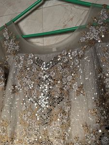 beautiful hand work gown