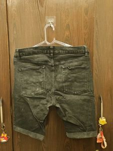 Stylish Charcoal Denim Shorts