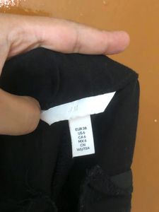 H&amp;M Black Flared Trouser
