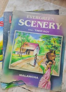 Scenery Art,Drawing Reference Books Combo