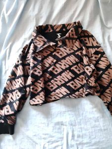 Marvel All-Over Print Cropped Collared Shirt
