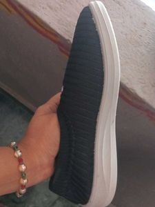 Total new Suprex Black Slip-On Casual Shoes