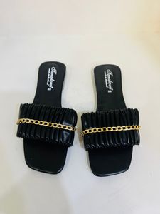 brand new black flip flops