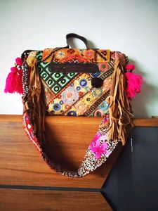New Large Size Afghani Slingbag with Broad belt