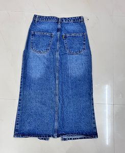 Denim Midi Skirt