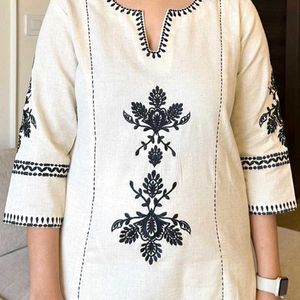Embroidery Work Kurti Set