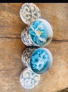 Floral Art Candle Set