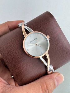 Calvin Klein Two-Tone Bangle Watch