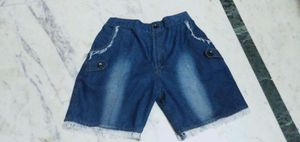 Denim shorts