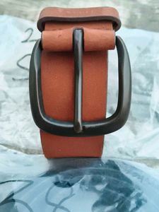 Classic Brown Leather Belt