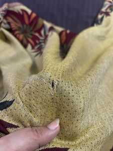 Floral Maroon Shawl for light winters
