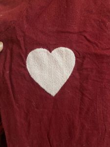 a deep marron colour kurta set